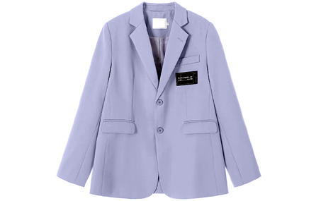 WE11DONE Business Suits Men Taro Purple