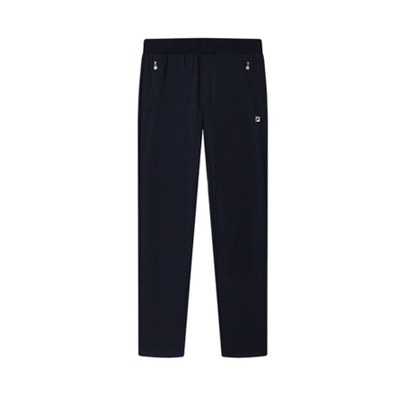 FILA Lifestyle WHITE Cool Fashion Versatile Simple Casual Classic Comfortable Knit Sweatpants Men's Legend Blue