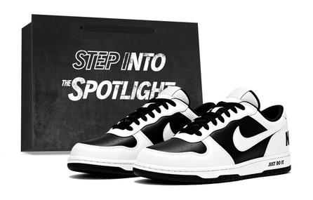 [Custom Sneakers] Nike Big American Street Retro Trendy High School Student Back to School Niche Premium Gift Bag Dunk Boyfriend Height Increasing Wear-Resistant Low-Top Skate Shoes Unisex