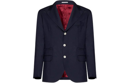 Brunello Cucinelli Single Breasted Tailored Blazer