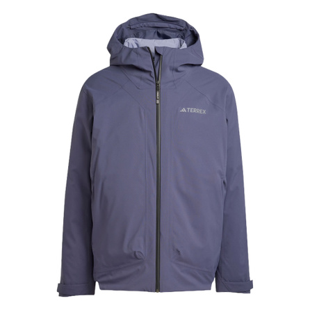 adidas Terrex CLIMAPROOF 3-in-1 Skin-Friendly Comfortable Waterproof Windproof Wear-Resistant Warm Jacket Men's Hidden Navy