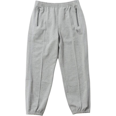 Needles JOURNAL STANDARD Collaboration Side Fine Stripe Design Zip Pocket Loose Knit Sweatpants Unisex