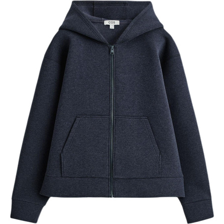 COS Comfortable Versatile Fashion Loose Hooded Zip Sweatshirt Men's