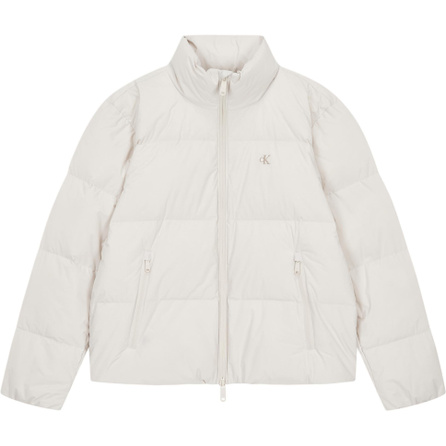 CALVIN KLEIN Solid Color Embroidered Logo Small Tag Decoration Fashion Stand Collar Zip Long Sleeve Warm Comfortable Versatile Down Jacket Men's