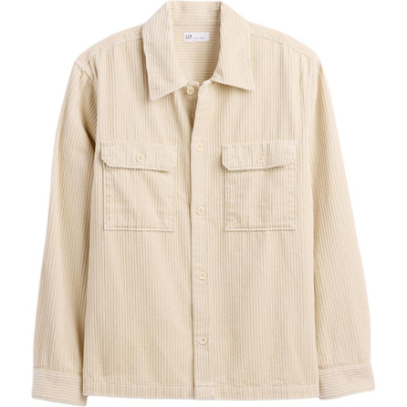 GAP Pure Cotton Corduroy Chest Pocket Button-Down Long Sleeve Shirt Men's
