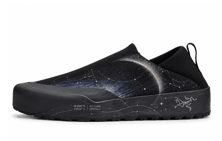 [Custom Sneakers] Arc'teryx KRAGG 811 Made Deep Space Star Orbit Colorblock Dreamy Functional Streetwear Personalized Comfortable Low-Top Casual Shoes Unisex Black