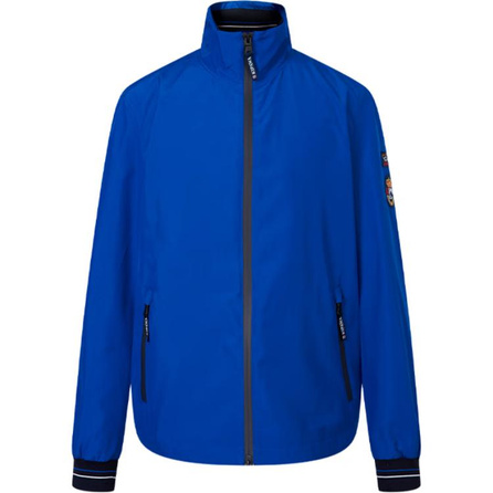 Paul & Shark Yachting Logo Patch Casual Zip Stand Collar Long Sleeve Jacket Men's Blue