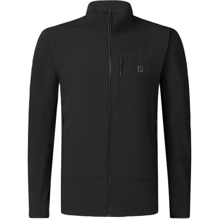 FILA EXPLORER Brand Logo Comfort Simple Casual Jacket Coat Men's Deep Black