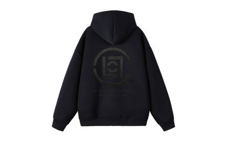 CLOT CLOTTEE 360G Pure Cotton American High Street Retro Heavyweight Guochao Chinese Style Black Dragon Pattern Letter Direct Print Logo Casual Loose Versatile Comfortable Fashion Trendy Minimalist Daily Commute Sports Hooded Sweatshirt Unisex