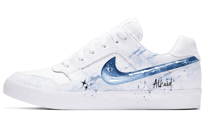 Custom SneakersNike SB Delta Yaoguang Star Chinese Style Retro Fresh Heartfelt Romantic Love Always Time Couple Style Lightweight Breathable Wear-Resistant Low-Top Skateboarding Shoes Unisex