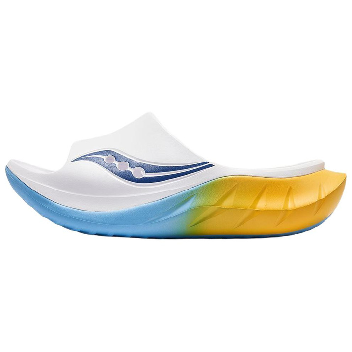 Saucony Cradle 2 Comfortable Soft Slide Sandals Unisex White