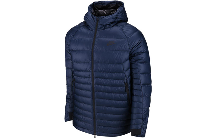 Nike SPORTSWEAR HOODED GUILD Down Jacket Men's Dark Blue