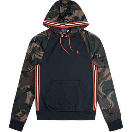 Polo Ralph Lauren Pony Logo Embroidered Pullover Hooded Long Sleeve Camo Hoodie Men's