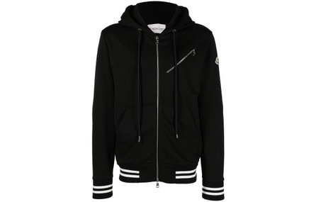 Moncler Logo patch Zip up Hoodie