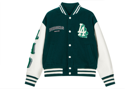 MLB Varsity LA DODGERS Baseball Jerseys Unisex Dark Green