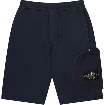 STONE ISLAND Solid Color Cotton Casual Shorts Men's