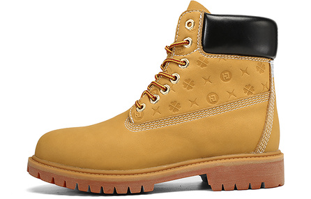 HeeDimensional Big Yellow Boots Short Mid-Calf Martin Boot Unisex