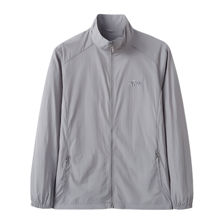 Jeep Ice Edge Sun Protection Series Mountain Outdoor Fishing Hiking Trekking Sport Simple Brand Logo Letter Print Comfortable Skin Jacket Ultra-Light Breathable Quick-Dry Waterproof Windproof UV Protection Sun Jacket Unisex