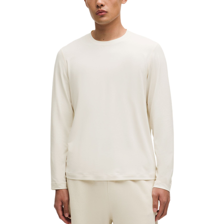 lululemon Soft Jersey New Year Lightweight Solid Crew Neck Long Sleeve Knit Top Men's