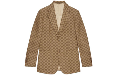 GUCCI Gg Supreme Linen Blazer