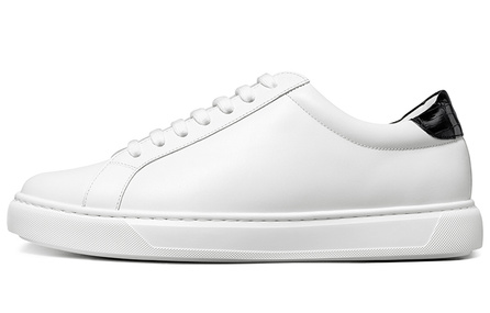 THOM WILLS Skateboard Shoes Men Low-Top White