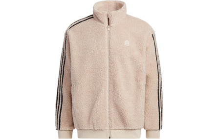 Adidas Neo Velvet Jackets Unisex Gray Tan Brown