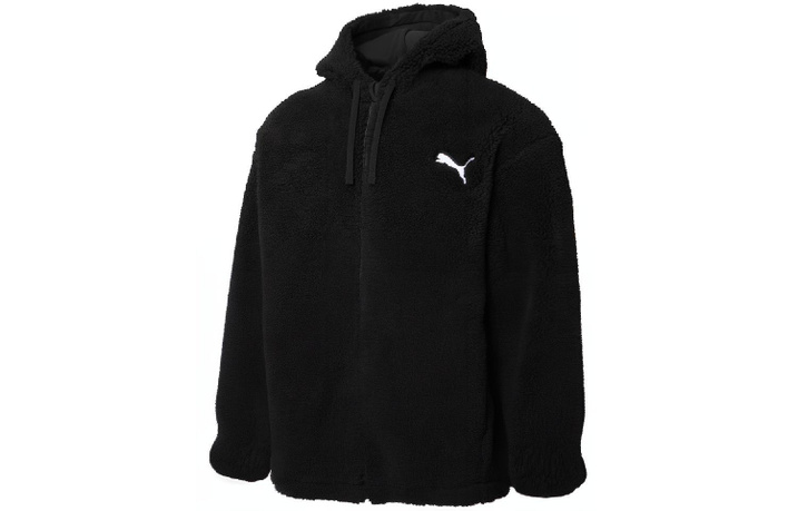 PUMA Sports Life Collection Velvet Jackets Unisex Black