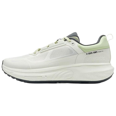 Xtep Vitality 3.0 Minimalist Comfort Wear-Resistant Shock-Absorbing Low-Top Casual Lifestyle Shoes Men's Off-White Grey