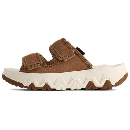 UGG Kape Outdoor Series Versatile Trend Anti-Slip Slide Sandals Unisex Chestnut