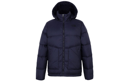 THE NORTH FACE FW21 Casual Sport Warm Hooded Down Jacket Coat Winter Men's Royal Blue