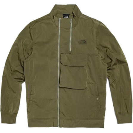 THE NORTH Face Solid Color Breathable Comfort Water-Repellent Long Sleeve Jacket Coat Men's Green