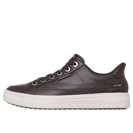 Skechers Arch Fit Arcade - Catch Ya There Leather Arch Fit Arcade - Catch Ya There Simple Versatile Trendy Fashion Lightweight Casual Lifestyle Shoes Men's