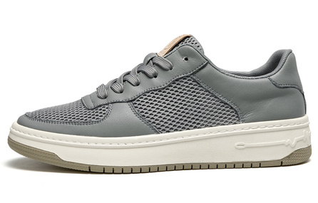 LEAVELAND Stylish Skateboarding Shoes Men's Gray