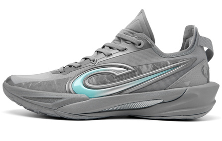 Jordan Peak Rise 2.0 Absolute Zero Dual-Density Gu Technology Carbon Plate All-Round Performance Professional Stable Lightweight Cushion Anti-Slip Wear-Resistant Breathable Low-Top Basketball Shoes Men's Gray Blue