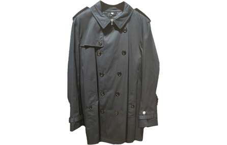 Burberry Trench Coat Men's Navy Blue