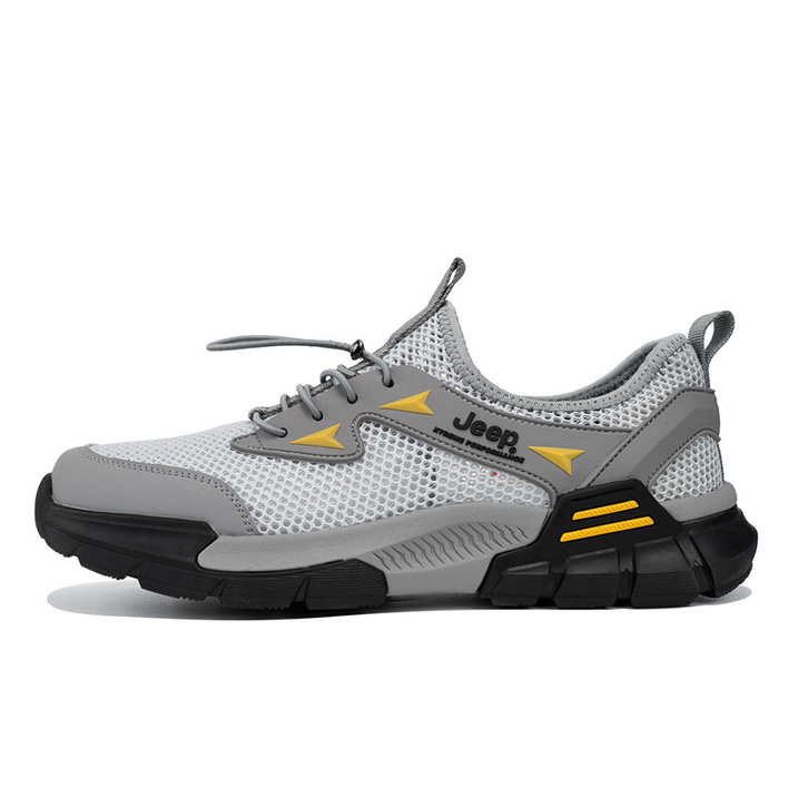 Jeep Casual Anti Slip Wear Resistant Low Top Outdoor Mesh Function Shoes Men's