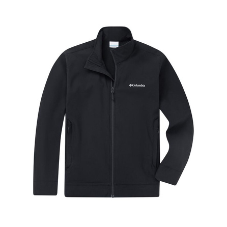 Columbia Field Explorer Series Warm Stand Collar Zipper Water-Repellent Fleece-Lined Softshell Long Sleeve Hiking Jacket Men's