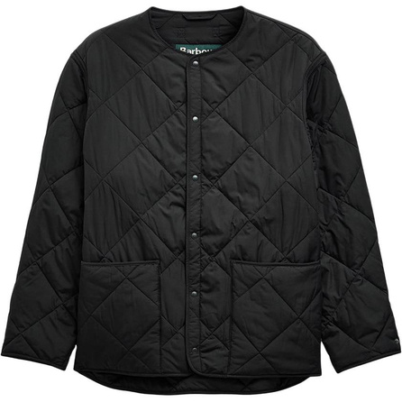 BARBOUR x KAPTAIN SUNSHINE FW25 Round Neck Single-Breasted Solid Color Cotton Jacket Men's