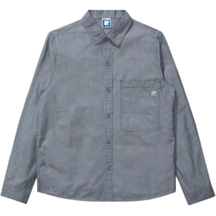 UNDEFEATED FW24 Five-Stripe Embroidered Single-Breasted Long Sleeve Shirt Unisex