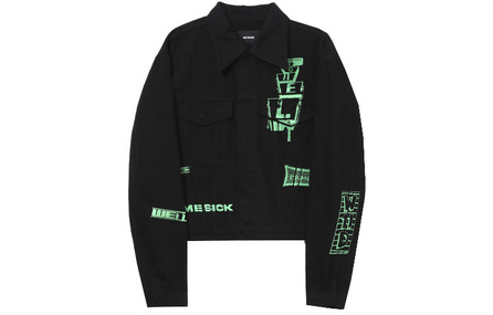 WE11DONE Logo Denim Jacket
