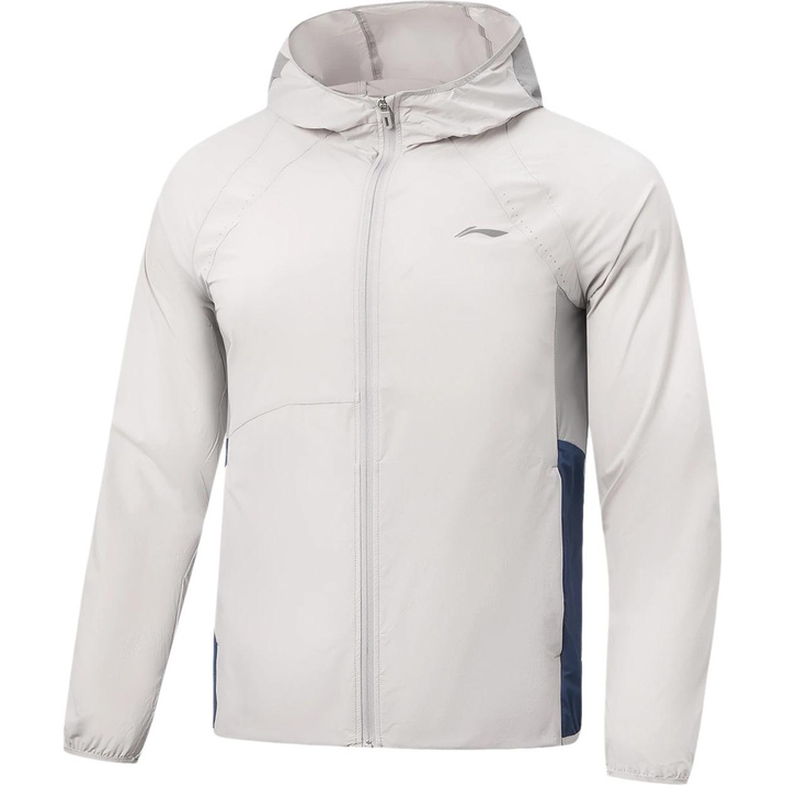 LiNing Fitness Series Comfortable Color-Block Hooded Windbreaker Men's
