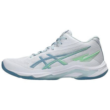 ASICS NETBURNER BALLISTIC FF MT 4 Comfortable Classic Breathable Support Volleyball Shoes Men's White-Blue