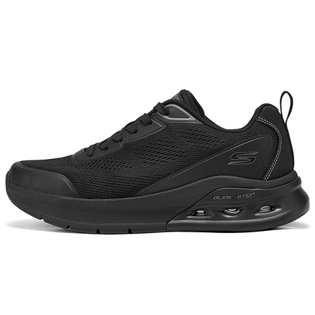Skechers BOBS Sport Arc Waves 2.0 Mesh Breathable Comfort Walking Soft Cushioned Low-Top Casual Shoes Men's All Black