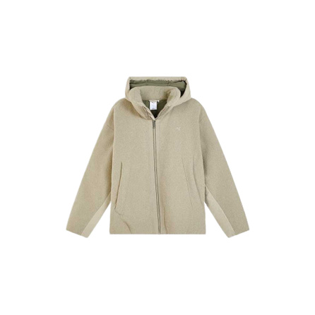 PUMA Warm Comfortable Solid Color Hooded Zip Down Jacket Unisex