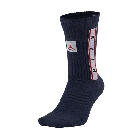 Jordan Casual Sport Simple High-Top Socks Unisex 1-Pair Navy
