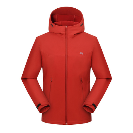 Jeep American Urban Outdoor Hooded Jacket Couple Style Lightweight Windproof Warm Scratch-Resistant Wear-Resistant Functional Commute Travel Hiking Versatile Trendy Brand Softshell Skin-Friendly Daily Outing Mountaineering Hiking Camping Jacket Unisex