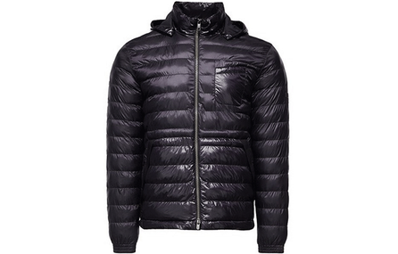 Zegna Hooded Zip Long Sleeve Down Jacket Men's