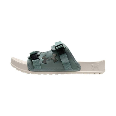 Under Armour Movement Fashion Comfortable Trendy Simple Single-Strap Sandals Unisex Silica Green