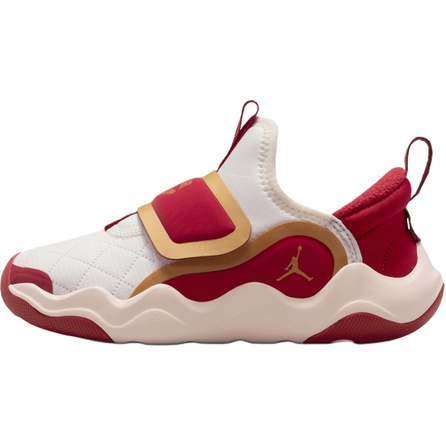 Jordan 23/7.2 EASYON CNY New Year Series Year of the Horse Limited Comfortable Versatile Low-Top Kids Basketball Shoes White Gold Red Little Kids/Big Kids
