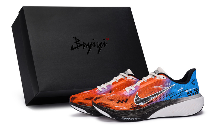 Custom SneakersNike Pegasus 42 811 Made Speed Passion Special Box Color Block Street Graffiti Outdoor Functional Slip-Resistant Low-Top Running Shoes Men's